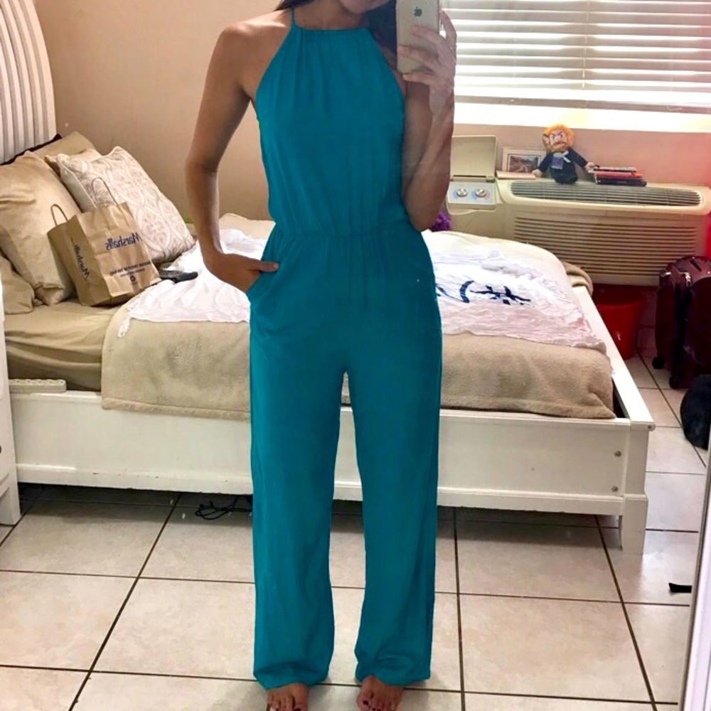 Turquoise jumpsuit